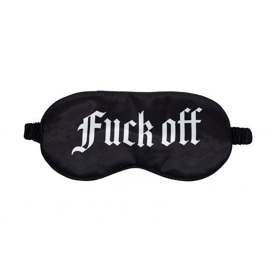 OUCH! Satin Mask - Fuck Off - Printed Eye Mask