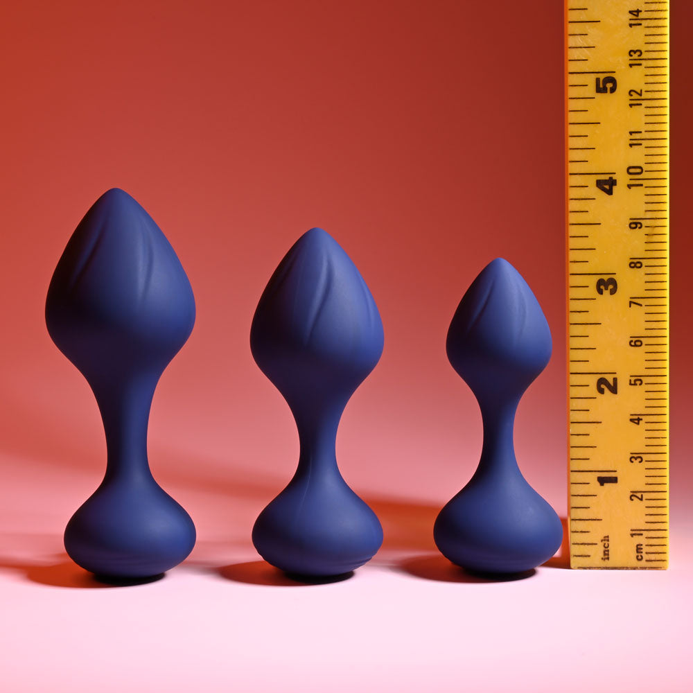 Playboy Pleasure TAIL TRAINER - Butt Plugs - Set of 3 Sizes