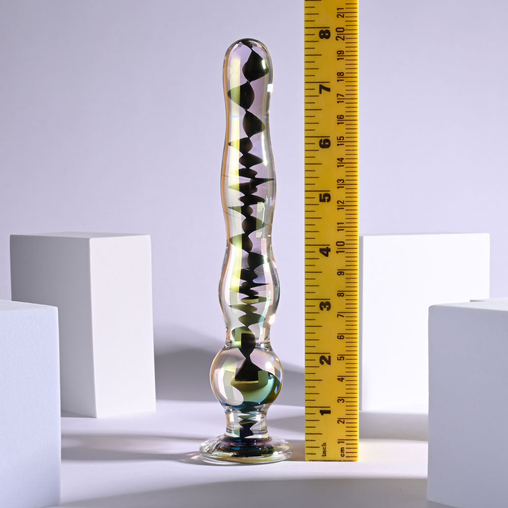 Playboy Pleasure JEWELS WAND - Glass 20.3 cm Dildo