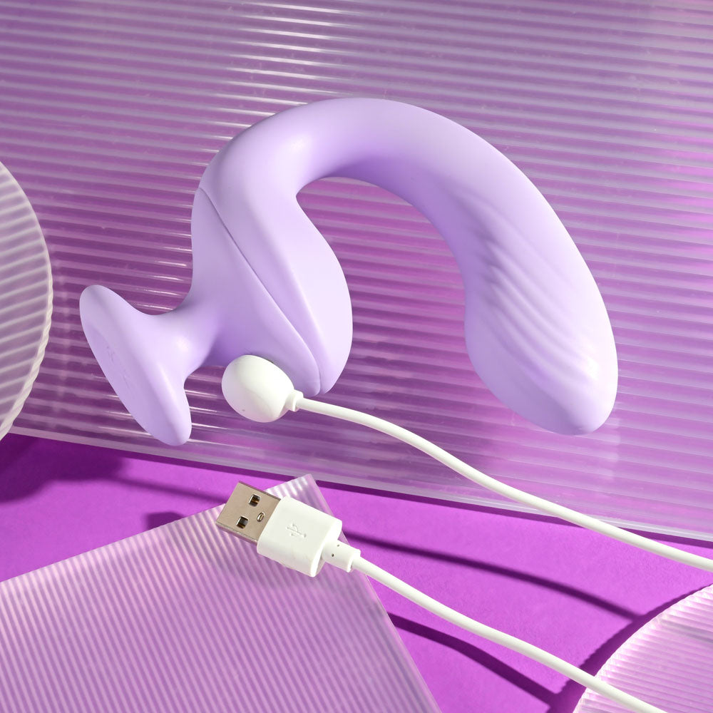 Playboy Pleasure REV ME UP - USB Rechargeable Dual Motor Curved Vibrator