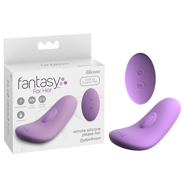 Fantasy For Her Remote Silicone Please-Her - USB Rechargeable Stimulator with Wireless Remote