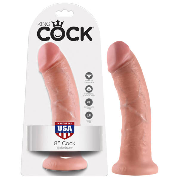 King Cock 8'' Cock - 20.3 cm (8'') Dong
