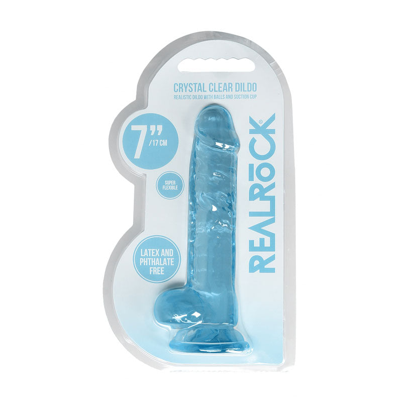 REALROCK 7'' Realistic Dildo With Balls - 17.8 cm Dong