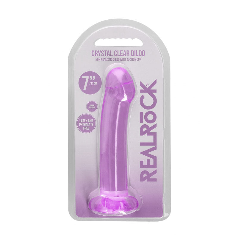 REALROCK Non Realistic Dildo With Suction Cup - 17 cm - 17 cm Dong