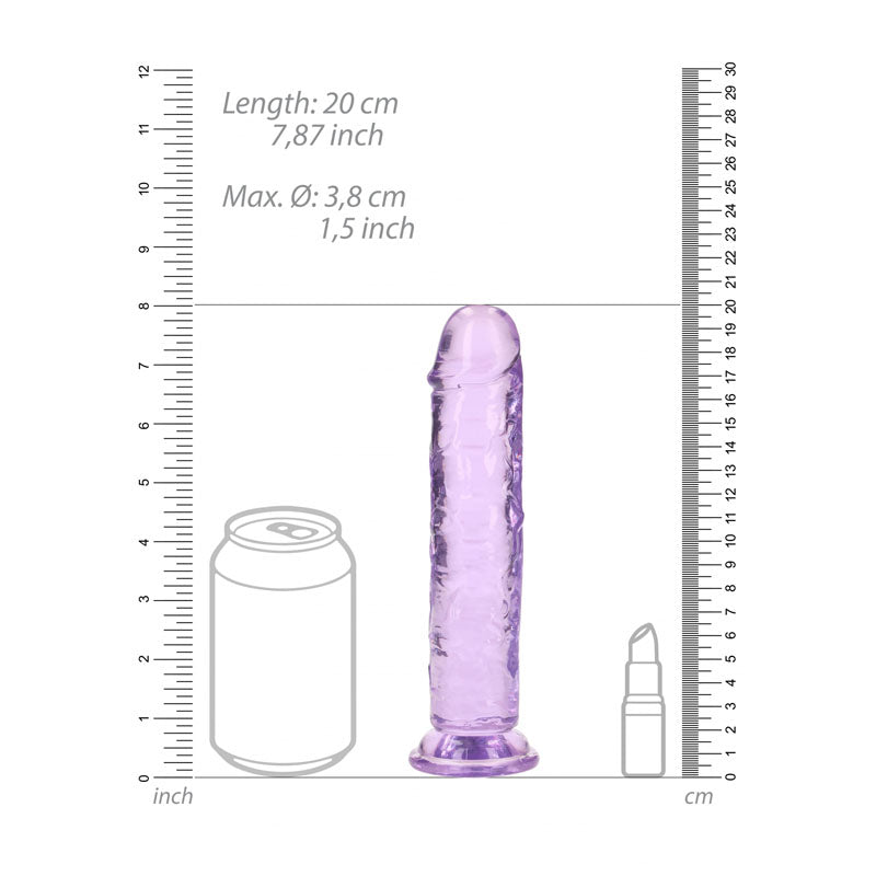 REALROCK 18 cm Straight Dildo - - 18 cm (7'') Dong