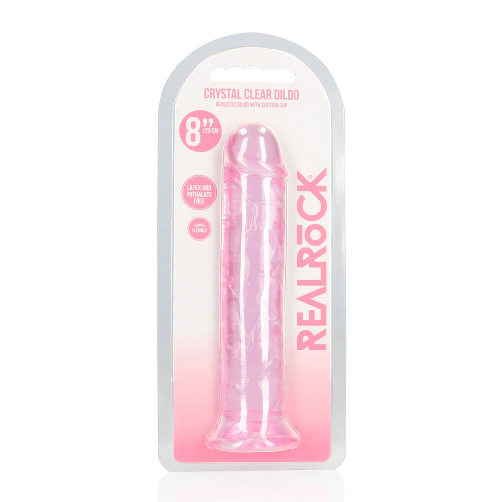 REALROCK 20 cm Straight Dildo - - 20 cm (8'') Dong