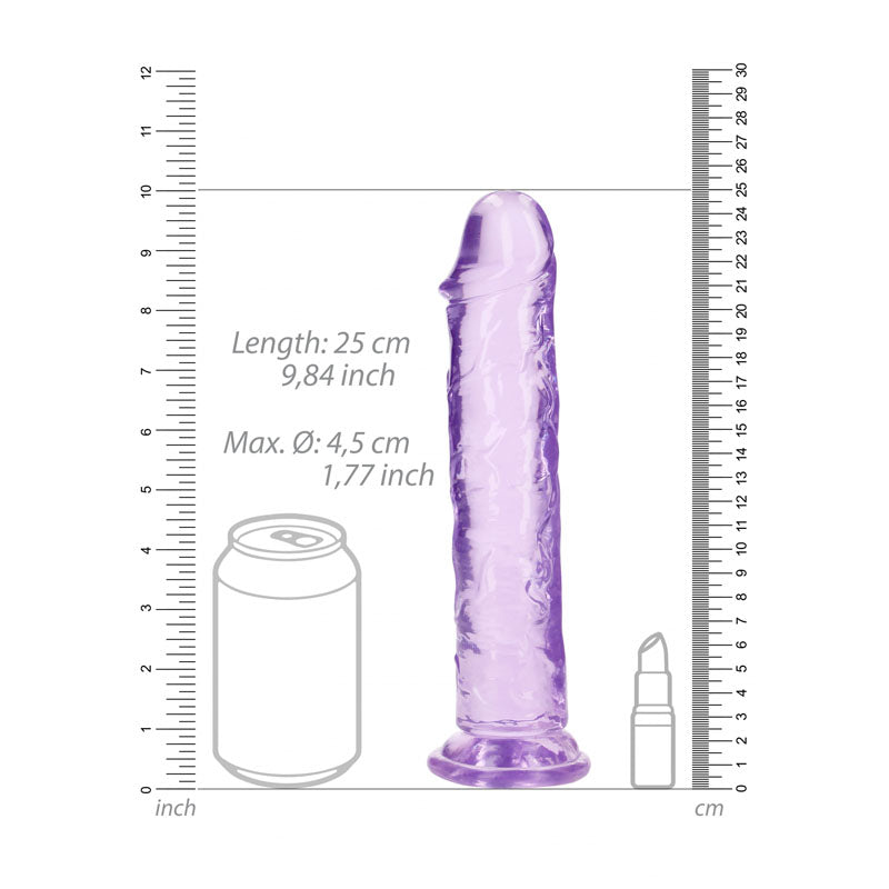 REALROCK 25 cm Straight Dildo - - 25 cm (10'') Dong
