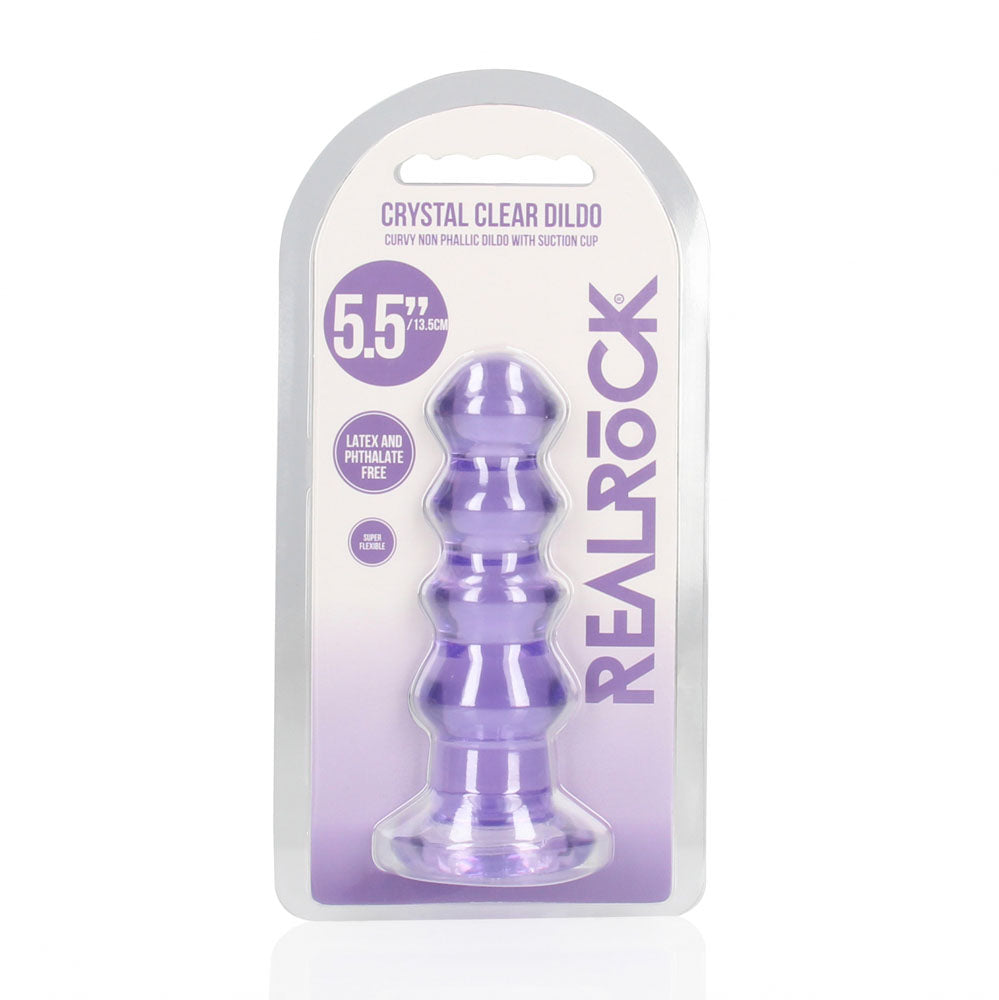 REALROCK 14 cm Curvy Anal Plug - - 14 cm (4.5'') Butt Plug