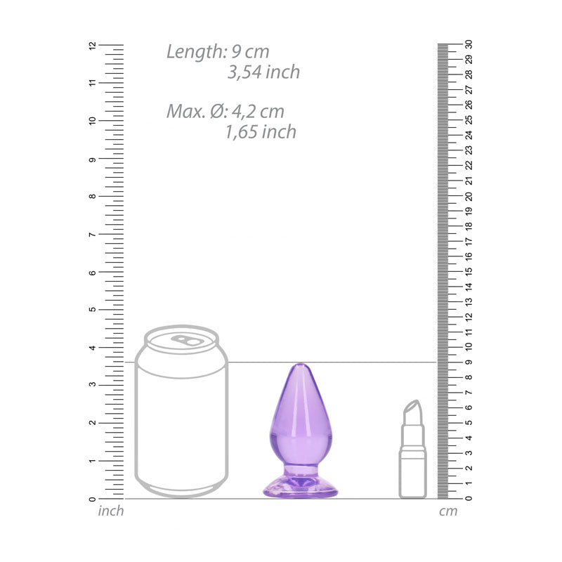 REALROCK 9 cm Anal Plug - - 9 cm (3.5'') Butt Plug