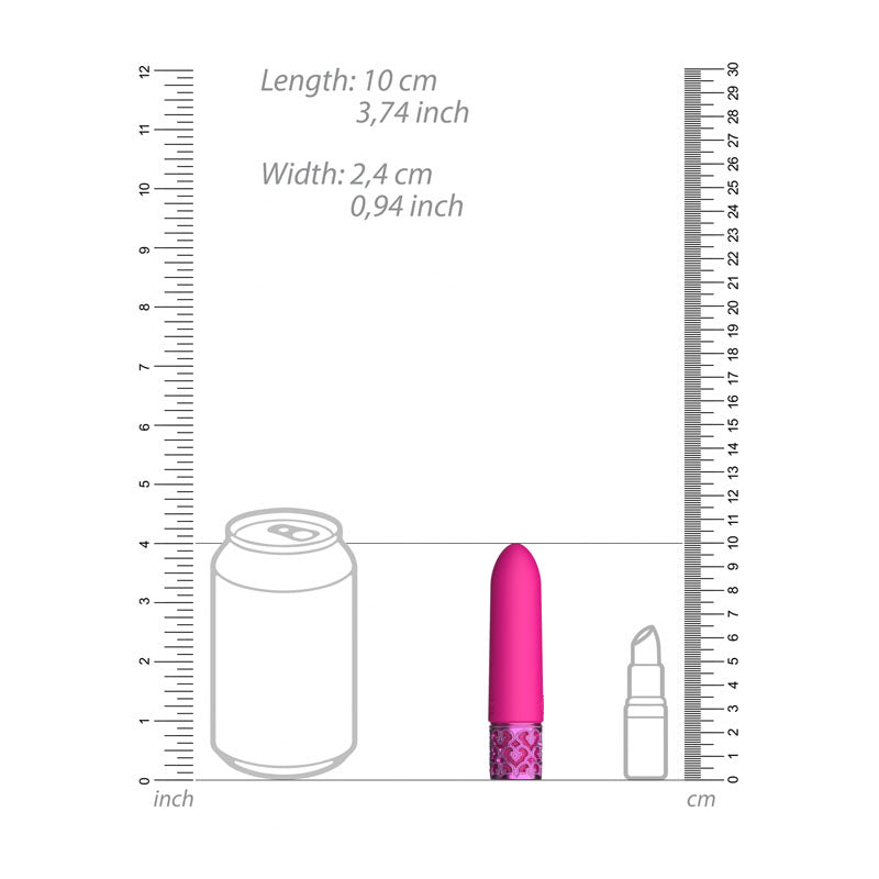 ROYAL GEMS Imperial - Silicone Rechargeable Bullet - 10 cm USB Rechargeable Bullet