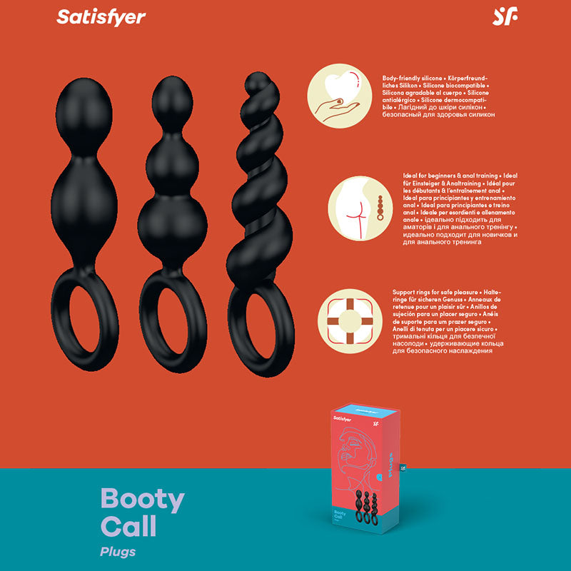 Satisfyer Booty Call - Butt Plugs - Set of 3