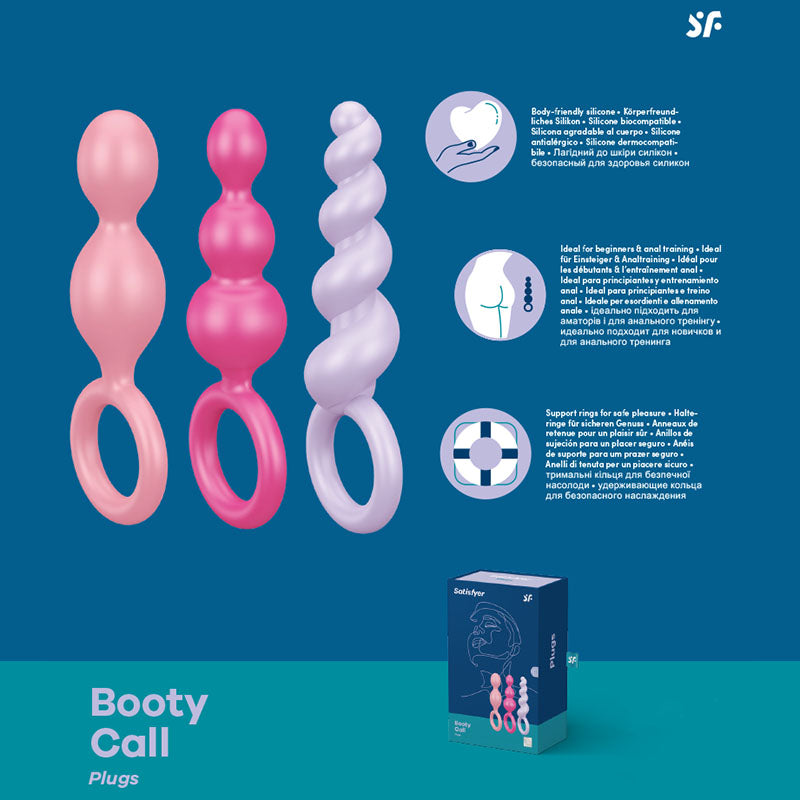 Satisfyer Booty Call - Butt Plugs - Set of 3
