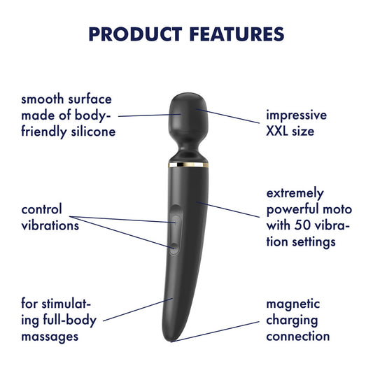 Satisfyer Wand-er Woman - USB Rechargeable Massager Wand