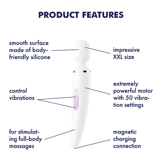 Satisfyer Wand-er Woman - USB Rechargeable Massager Wand