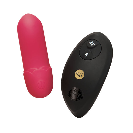 Secret Kisses ROSEGASM Petal Play Mini Bullet Vibe - 7.5 cm USB Rechargeable Bullet with Wireless Remote