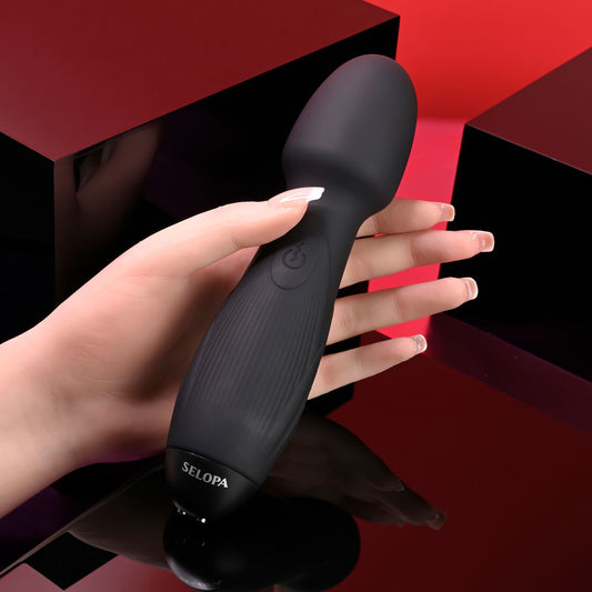 Selopa POWER TRIP - 18.8 cm USB Rechargeable Massage Wand