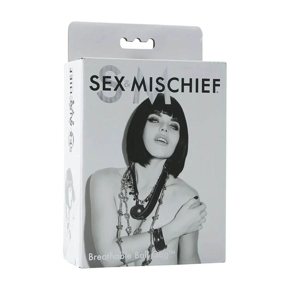 Sex & Mischief Breathable Ball Gag - Mouth Restraint
