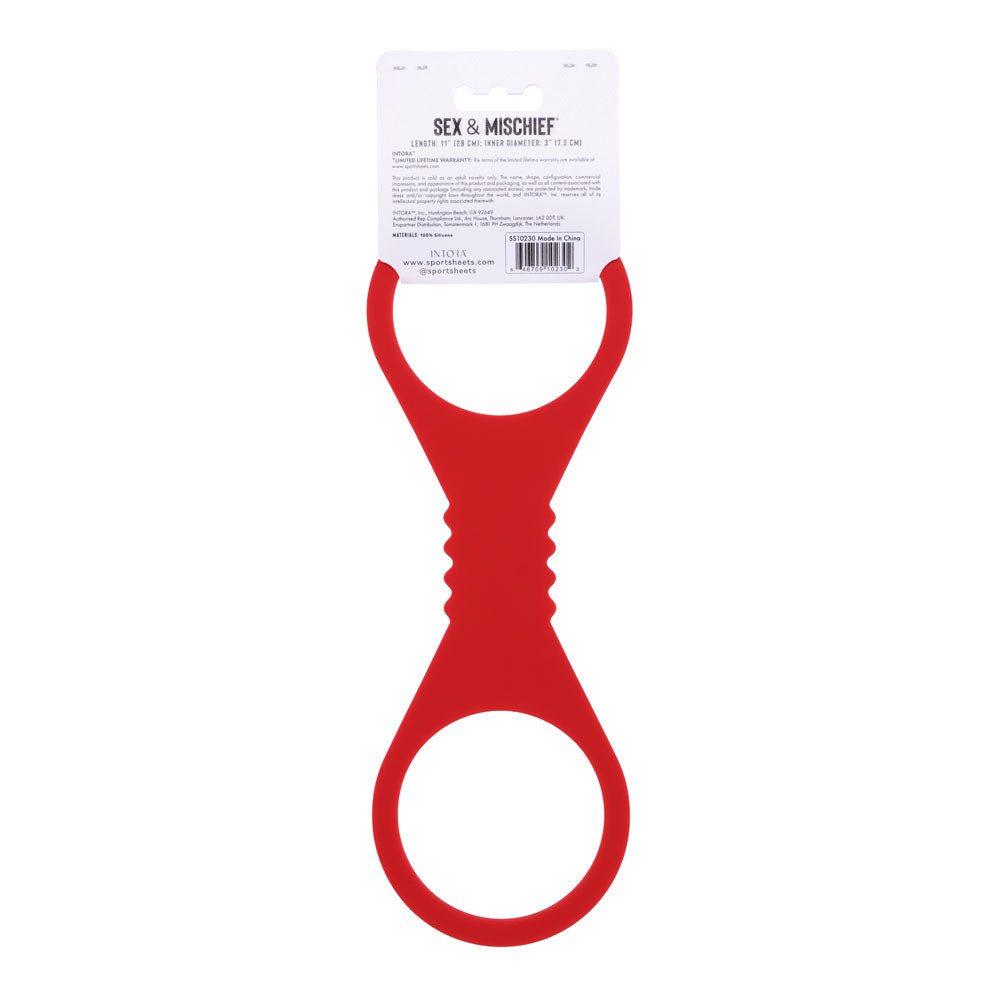 Sex & Mischief Amor Large Silicone Cuffs - Large Restraints