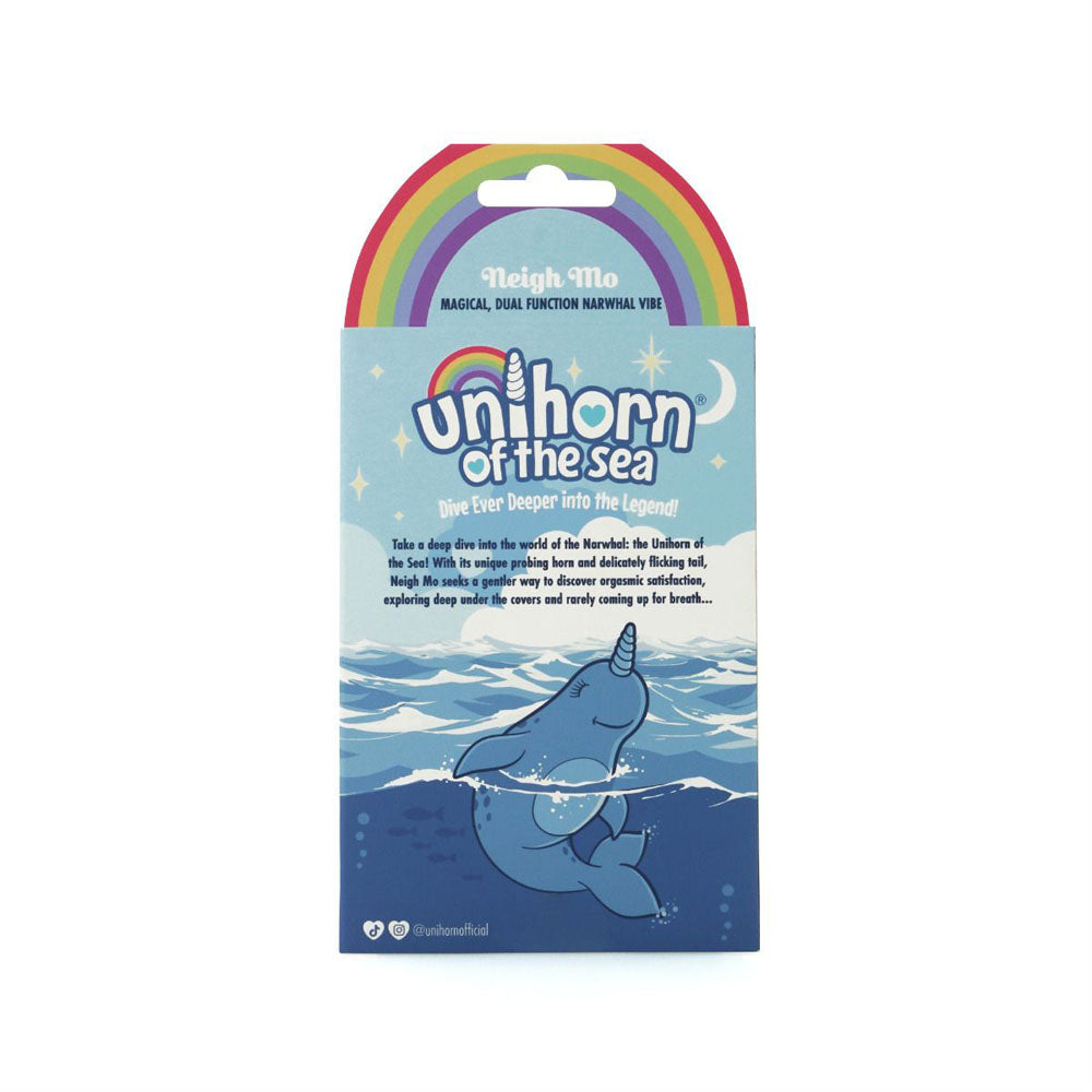 Unihorn of the Sea - Neigh Mo - The Narwhal - USB Rechargeable Dual Motor Stimulator