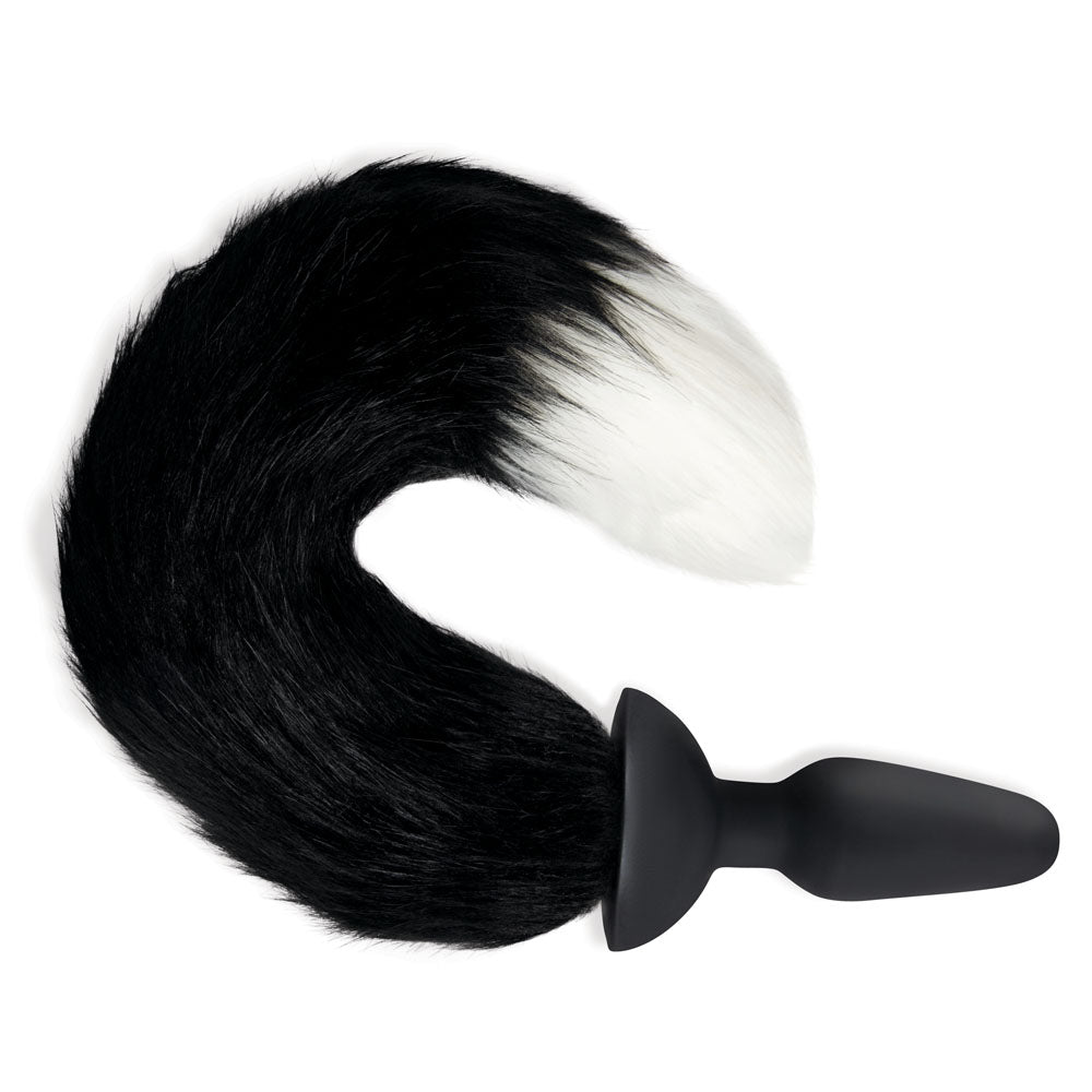 WhipSmart Furry Tales Silicone Foxtail Rechargeable Butt Plug - 9.5 cm Vibrating Butt Plug with Fox Tail & Remote Control