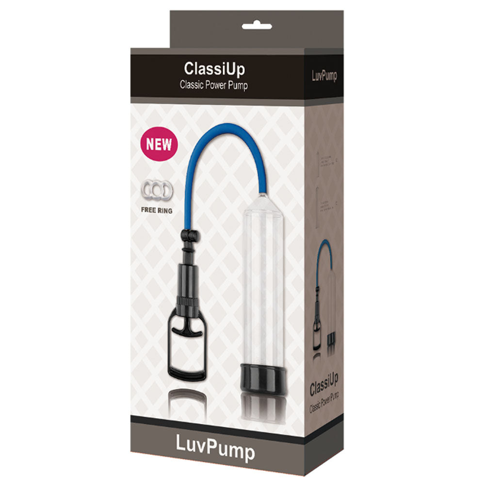LuvPump ClassiUp Classic Power Pump - Medium - Penis Pump