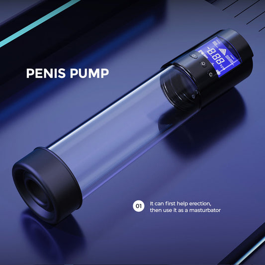 LuvPump Smart Penis Pump - USB Rechargeable Automatic Penis Pump