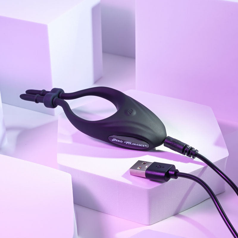 Zero Tolerance PERFECT FIT - USB Rechargeable Vibrating Lasso Cock Ring