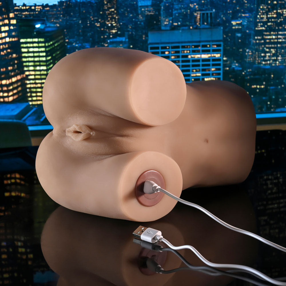 Zero Tolerance ROCK MY WORLD - USB Rechargeable Doggy Style Thrusting Mini Torso Masturbator