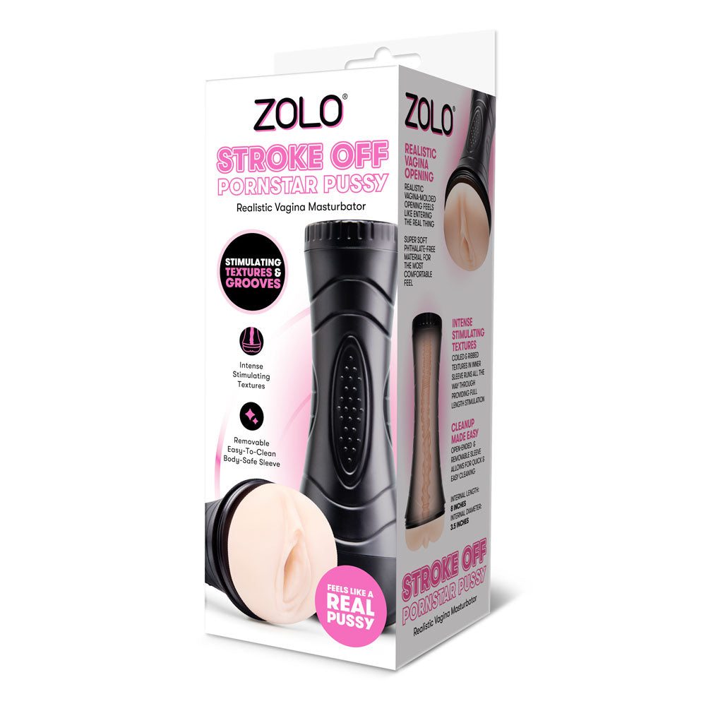 Zolo STROKE OFF Pornstar Pussy - Vagina Stroker