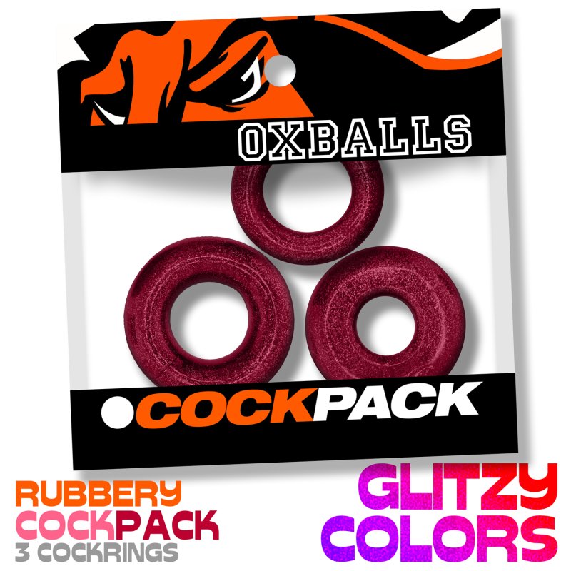 OXBALLS COCKPACK multi design 3-pack CHERRY LIPS