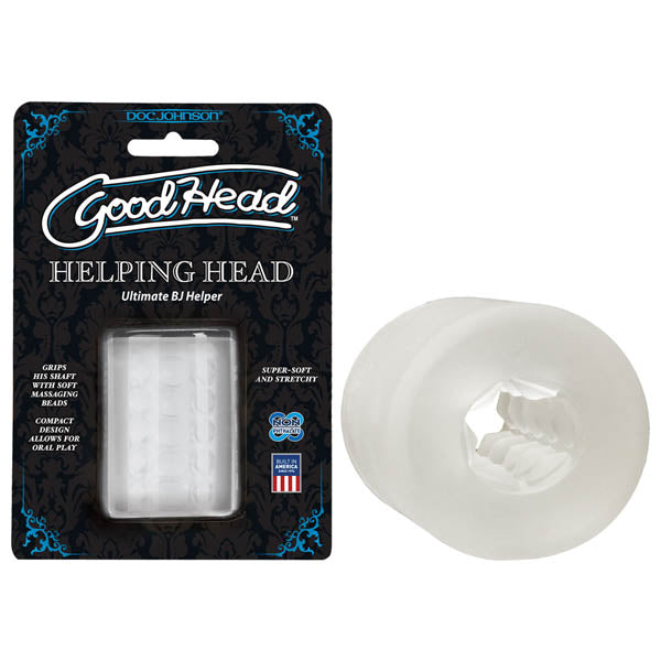 GoodHead Helping Head -  5 cm Stroker Sleeve for Blowjobs