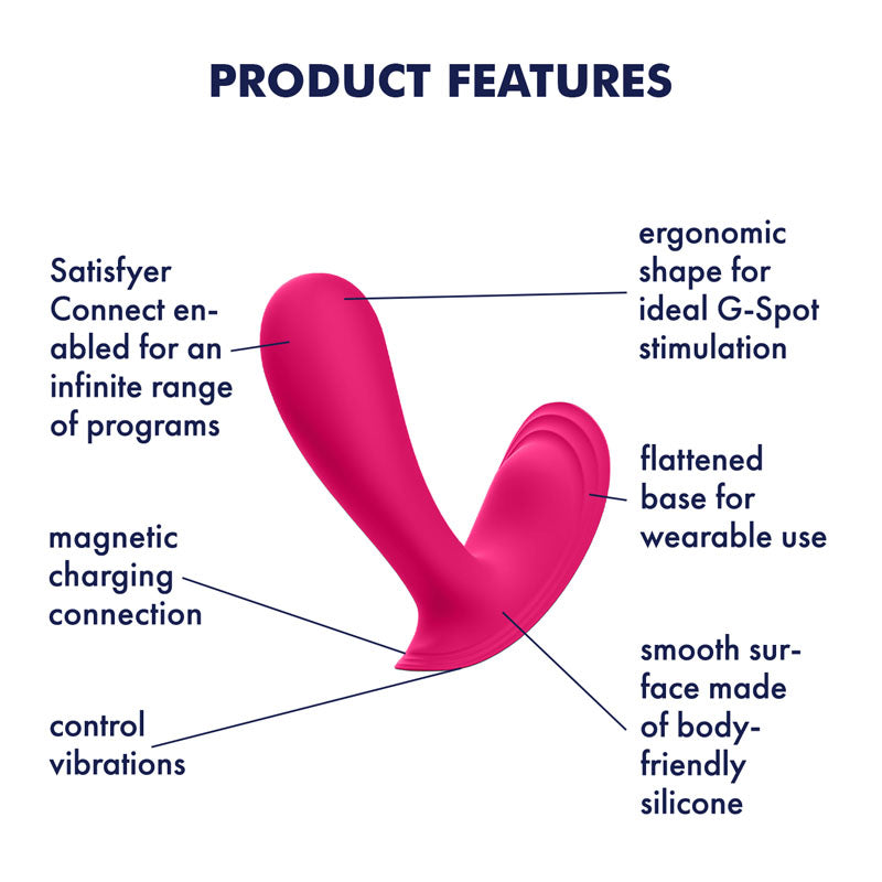 Satisfyer Top Secret -  Wearable Vibrator with App Control