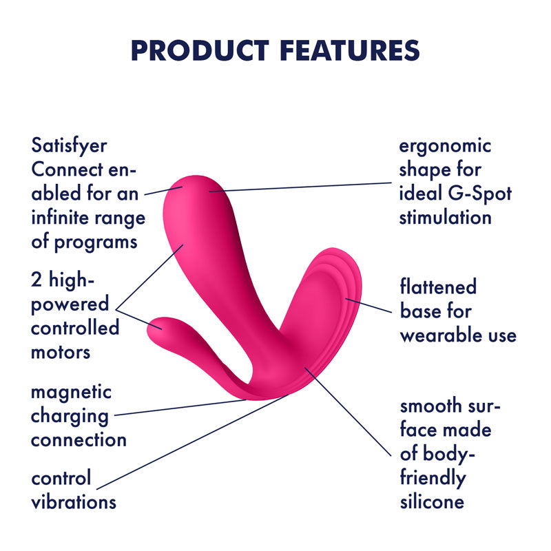 Satisfyer Top Secret + -  Wearable Vibrator with App Control