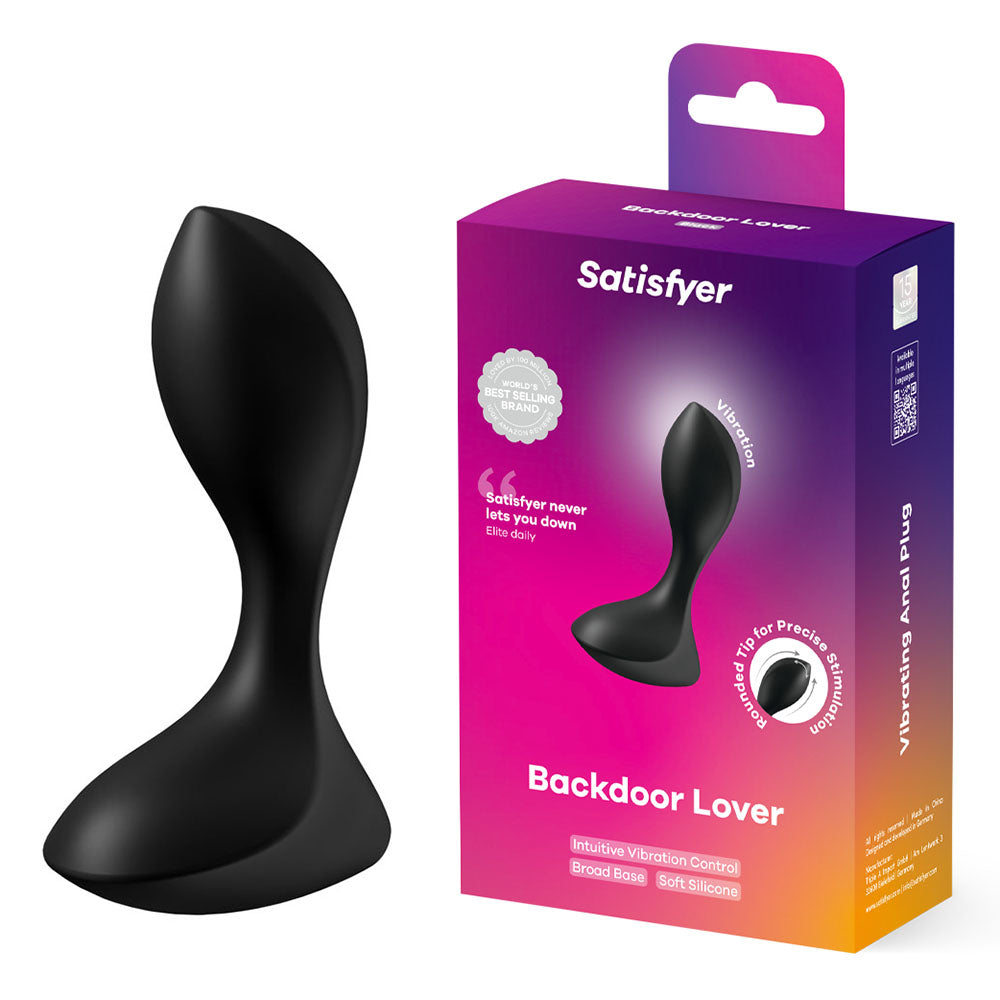 Satisfyer Backdoor Lover -  USB Rechargeable Vibrating Butt Plug