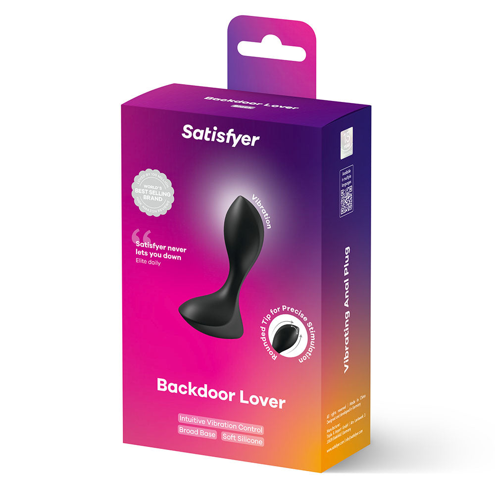Satisfyer Backdoor Lover -  USB Rechargeable Vibrating Butt Plug