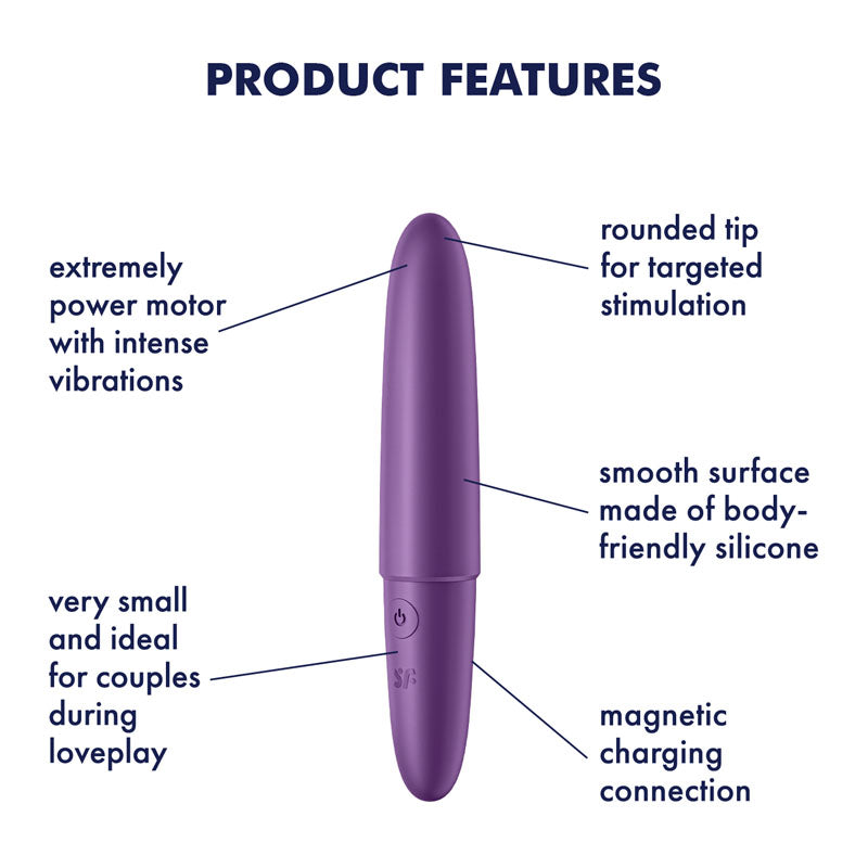 Satisfyer Ultra Power Bullet 6 -  USB Rechargeable Bullet
