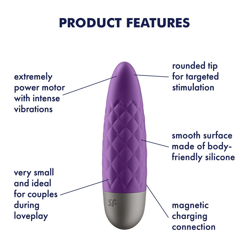 Satisfyer Ultra Power Bullet 5 -  USB Rechargeable Bullet