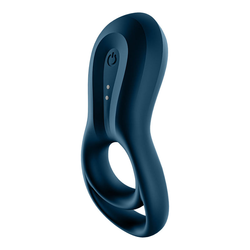 Satisfyer Epic Duo - Navy  USB Rechargeable Cock & Balls Ring with App Control