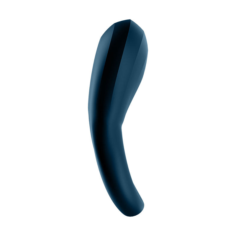 Satisfyer Epic Duo - Navy  USB Rechargeable Cock & Balls Ring with App Control