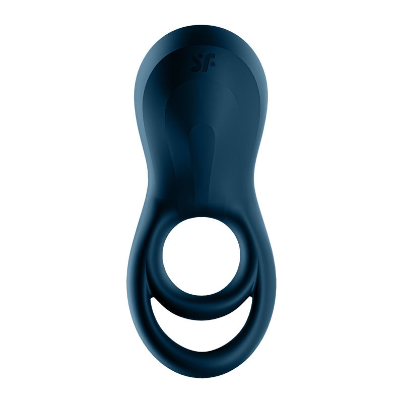Satisfyer Epic Duo - Navy  USB Rechargeable Cock & Balls Ring with App Control