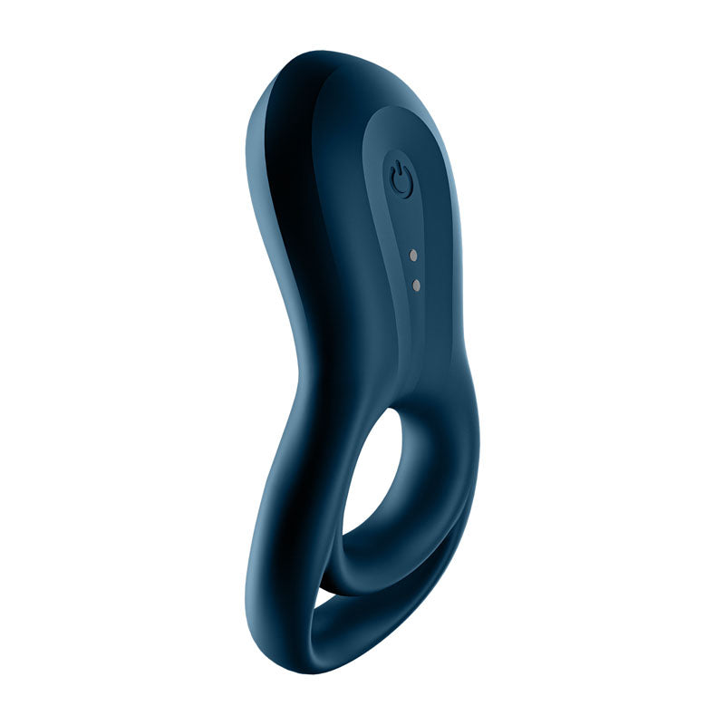 Satisfyer Epic Duo - Navy  USB Rechargeable Cock & Balls Ring with App Control
