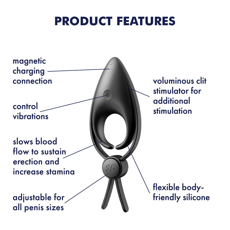 Satisfyer Sniper -  -  Vibrating Adjustable Lasso Cock Ring