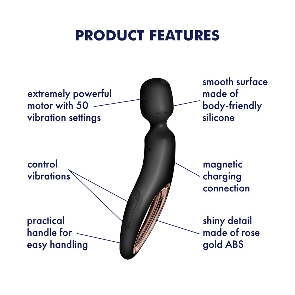 Satisfyer Wand-erland -  - /Rose Gold USB Rechargeable Massage Wand