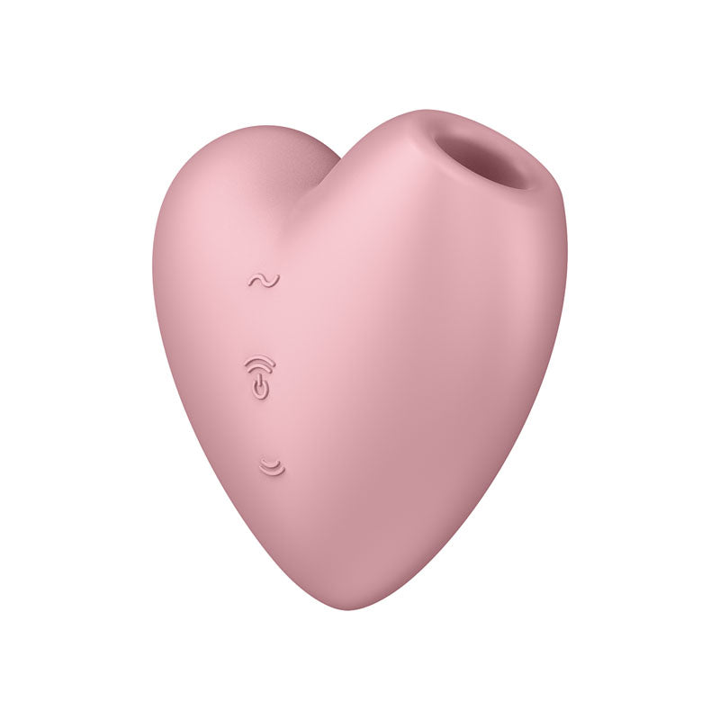 Satisfyer Cutie Heart - Light  - Light  USB Rechargeable Air Pulsation Stimulator with Vibration