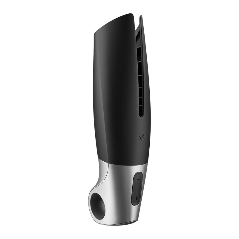 Satisfyer Power Masturbator -  USB Rechargeable Vibrating Masturbator with App Control