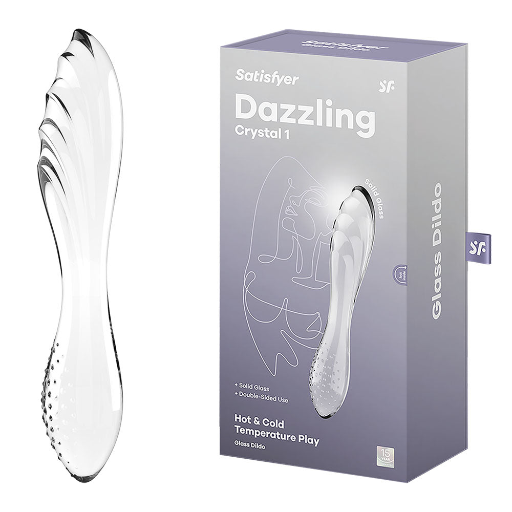 Satisfyer Dazzling Crystal 1 -  -  Glass Double Ended Dildo