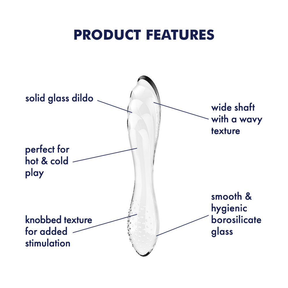 Satisfyer Dazzling Crystal 1 -  -  Glass Double Ended Dildo