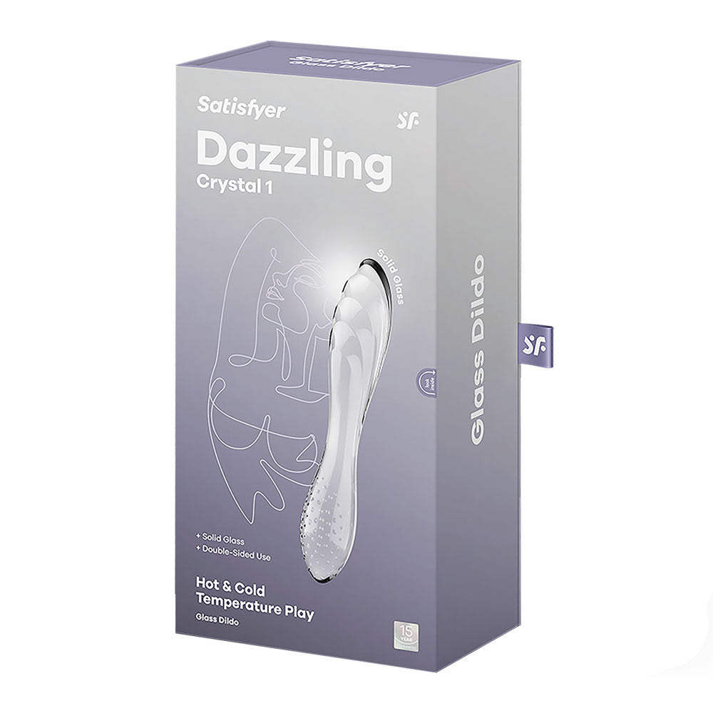 Satisfyer Dazzling Crystal 1 -  -  Glass Double Ended Dildo