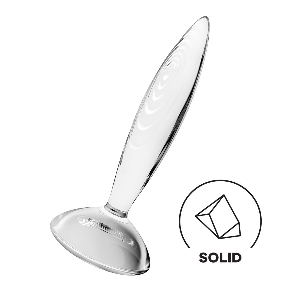 Satisfyer Sparkling Crystal -  Glass Butt Plug