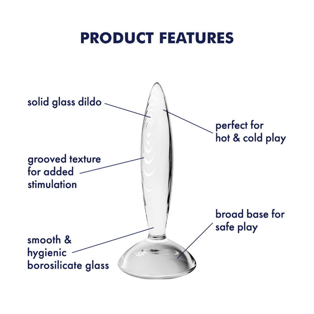 Satisfyer Sparkling Crystal -  Glass Butt Plug